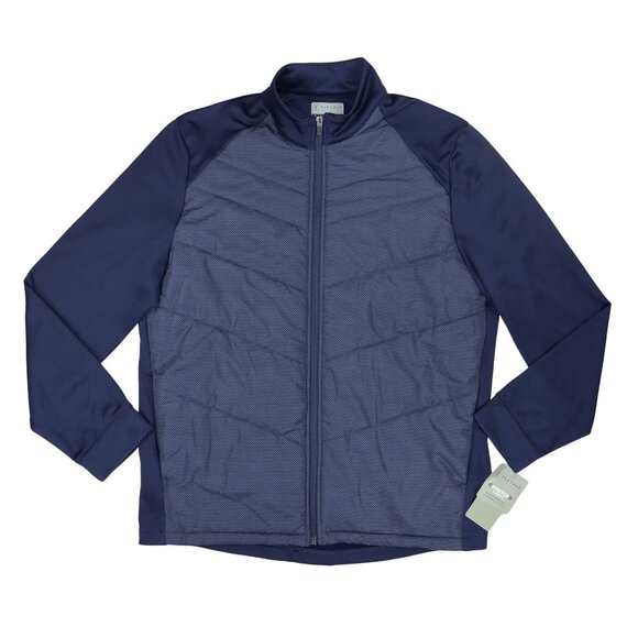 PGA Tour Golf Jacket Full-Zip Thermal Stretch Fleece Lining NWT